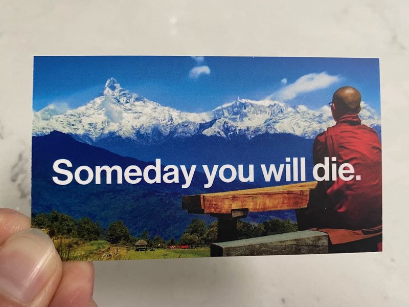 someday you will die