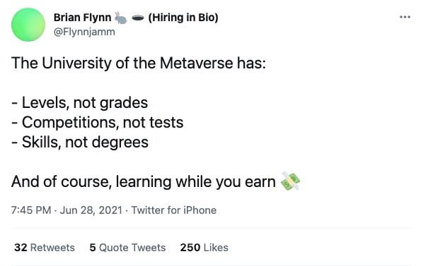 university of metaverse
